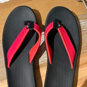 Nike Black and pink Sandals